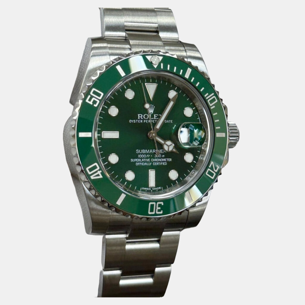Rolex Submariner Hulk 116610V Automatic Green Stainless Steel Men's Wristwatch 40mm Rolex Submariner Hulk 116610V Automatic Green Stainless Steel Men's Wristwatch 40mm