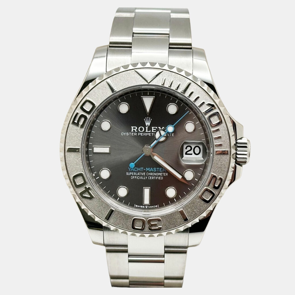 Rolex Yacht Master 268622 Automatic Slate Platinum Stainless Steel Men's Wristwatch 37 mm Rolex Yacht Master 268622 Automatic Slate Platinum Stainless Steel Men's Wristwatch 37 mm