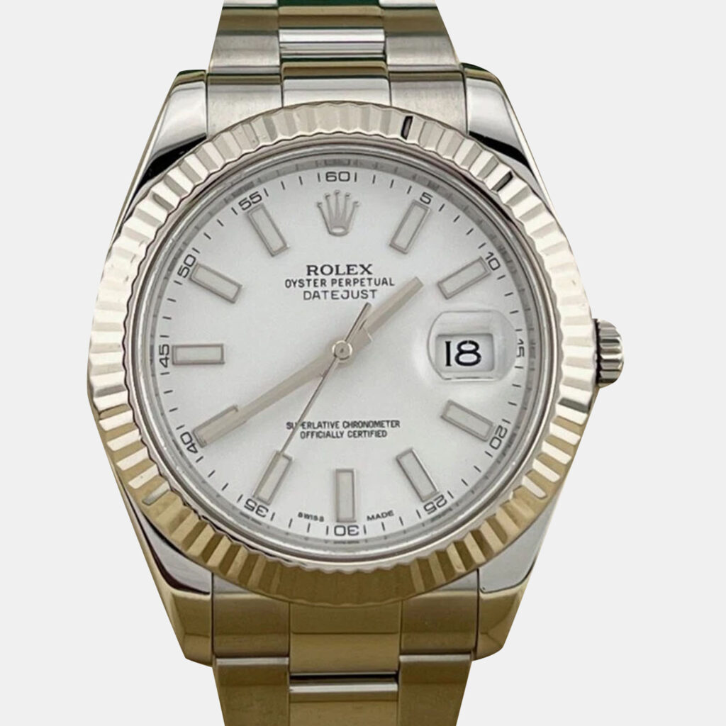 Rolex Datejust II 116334 Automatic White Stainless Steel Men's Wristwatch 41 mm Rolex Datejust II 116334 Automatic White Stainless Steel Men's Wristwatch 41 mm