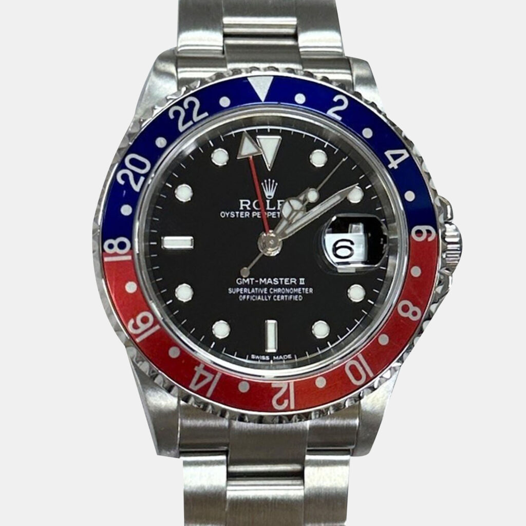 luxury-men-rolex-used-watches-p1222432-002-1.jpg Rolex GMT-Master II 16710 Automatic Black Stainless Steel Men's Wristwatch 40 mm