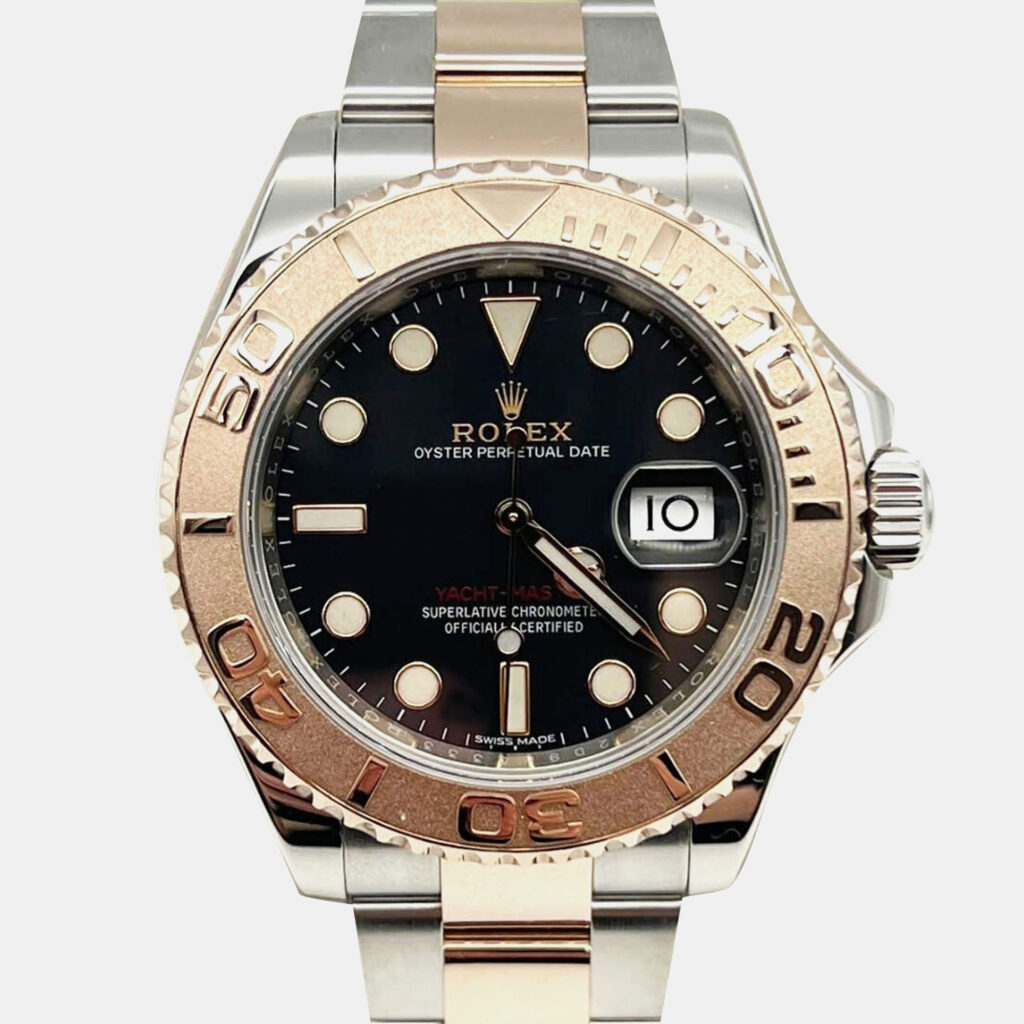 Rolex Yacht-Master 116621 Automatic Black 18K Rose Gold Stainless Steel Men's Wristwatch 40 mm Rolex Yacht-Master 116621 Automatic Black 18K Rose Gold Stainless Steel Men's Wristwatch 40 mm