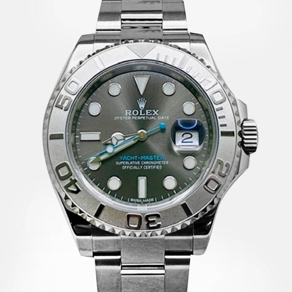 Rolex Yacht-Master 116622 Automatic Rhodium Stainless Steel Men's Wristwatch 40 mm Rolex Yacht-Master 116622 Automatic Rhodium Stainless Steel Men's Wristwatch 40 mm