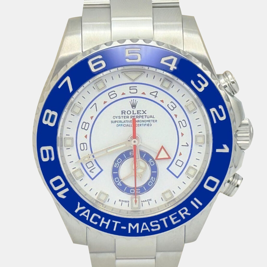 Rolex Yacht-Master II 116680 Automatic White Ceramic Stainless Steel Men's Wristwatch 44 mm Rolex Yacht-Master II 116680 Automatic White Ceramic Stainless Steel Men's Wristwatch 44 mm
