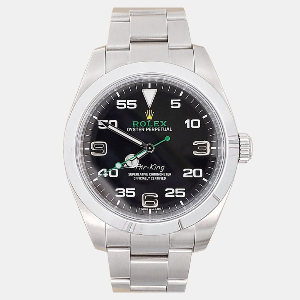 Rolex Air King 116900 Automatic Black Stainless Steel Men's Wristwatch 40 mm Rolex Air King 116900 Automatic Black Stainless Steel Men's Wristwatch 40 mm