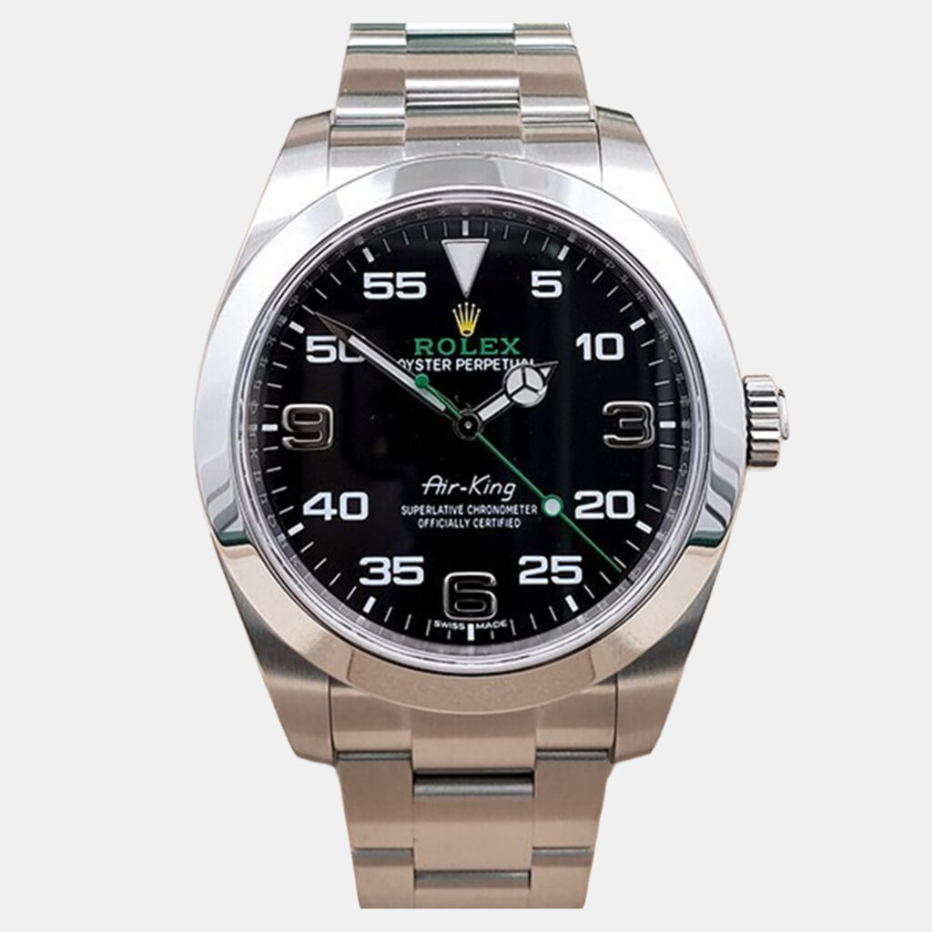 Rolex Air King 116900 Automatic Black Stainless Steel Men's Wristwatch 40 mm Rolex Air King 116900 Automatic Black Stainless Steel Men's Wristwatch 40 mm