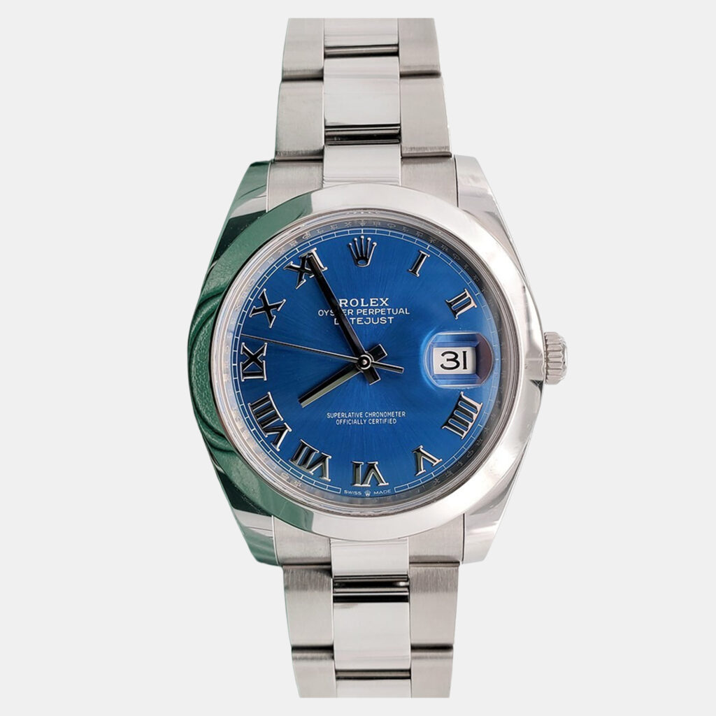 Rolex Datejust 126300 Automatic Blue Stainless Steel Men's Wristwatch 41 mm Rolex Datejust 126300 Automatic Blue Stainless Steel Men's Wristwatch 41 mm