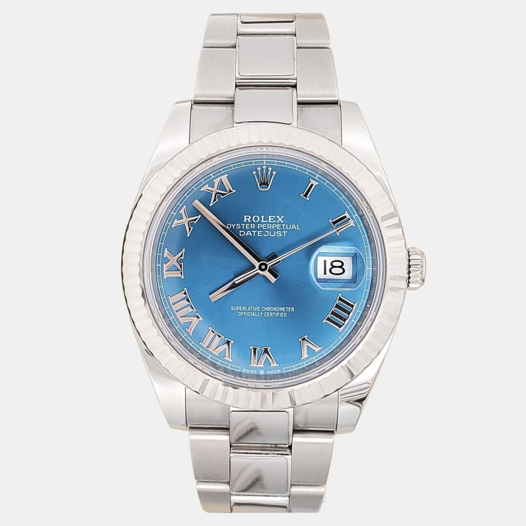 Rolex Datejust 126334 Automatic Blue 18K White Gold Stainless Steel Men's Wristwatch 41 mm Rolex Datejust 126334 Automatic Blue 18K White Gold Stainless Steel Men's Wristwatch 41 mm