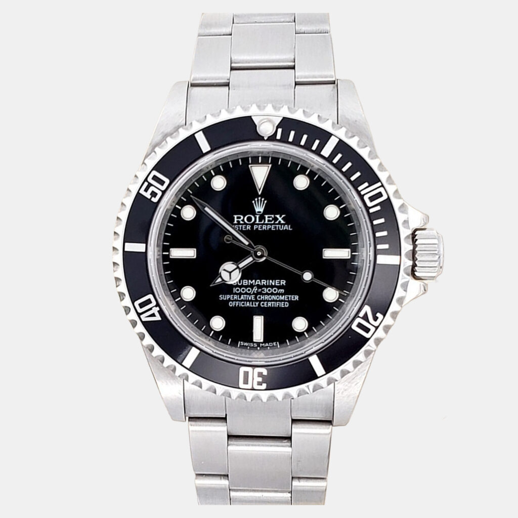 Rolex Submariner 14060 Automatic Black Stainless Steel Men's Wristwatch 40 mm Rolex Submariner 14060 Automatic Black Stainless Steel Men's Wristwatch 40 mm