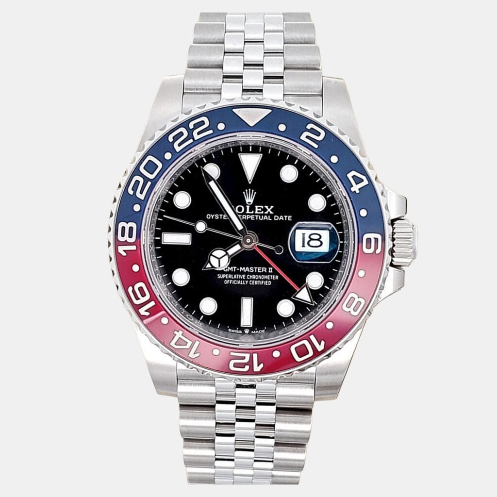 luxury-men-rolex-used-watches-p1234716-009-1.jpg Rolex GMT-Master II 126710BLRO Automatic Black Stainless Steel Men's Wristwatch 40 mm
