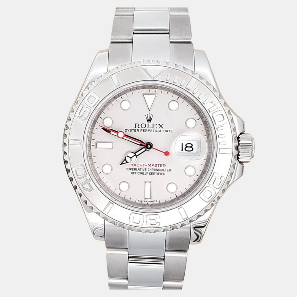 Rolex Yacht-Master 16622 Automatic Platinum Stainless Steel Men's Wristwatch 40 mm Rolex Yacht-Master 16622 Automatic Platinum Stainless Steel Men's Wristwatch 40 mm