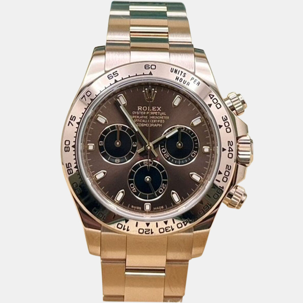 Rolex Cosmograph Daytona 116505 Automatic Chocolate Dial 18K Rose Gold Men's Wristwatch 40mm Rolex Cosmograph Daytona 116505 Automatic Chocolate Dial 18K Rose Gold Men's Wristwatch 40mm