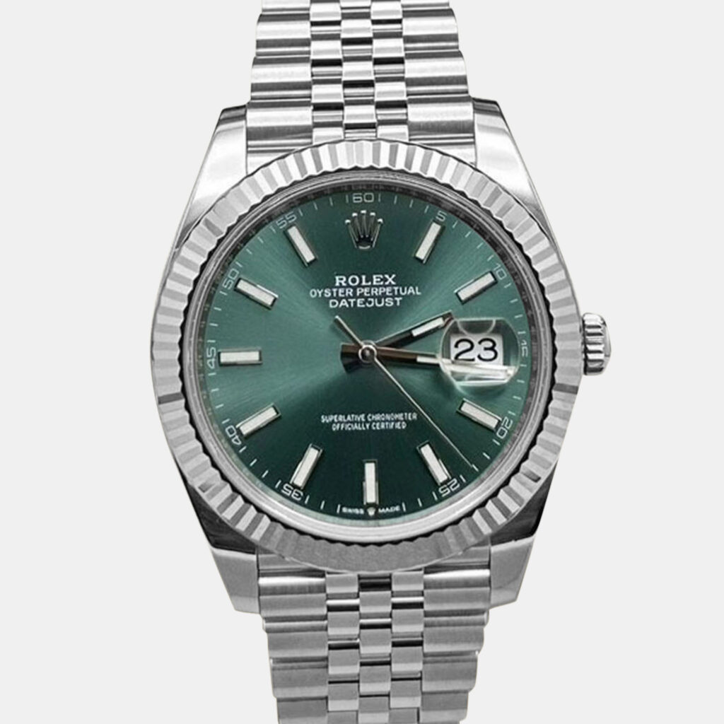 Rolex Datejust 126334 Automatic Mint Green Dial 18K White Gold Stainless Steel Men's Wristwatch 41mm Rolex Datejust 126334 Automatic Mint Green Dial 18K White Gold Stainless Steel Men's Wristwatch 41mm