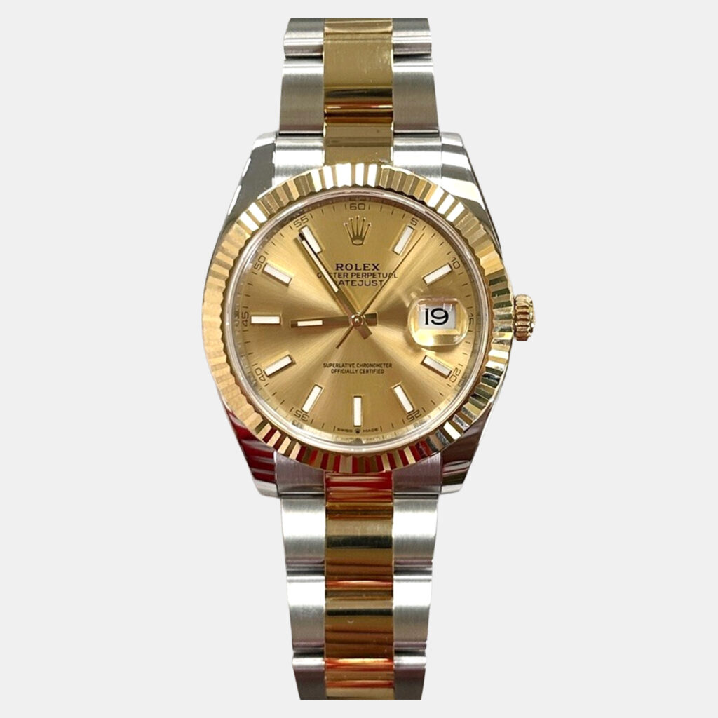 Rolex Datejust 41 126333 Automatic Champagne Dial 18K Yellow Gold Stainless Steel Men's Wristwatch 41 mm Rolex Datejust 41 126333 Automatic Champagne Dial 18K Yellow Gold Stainless Steel Men's Wristwatch 41 mm