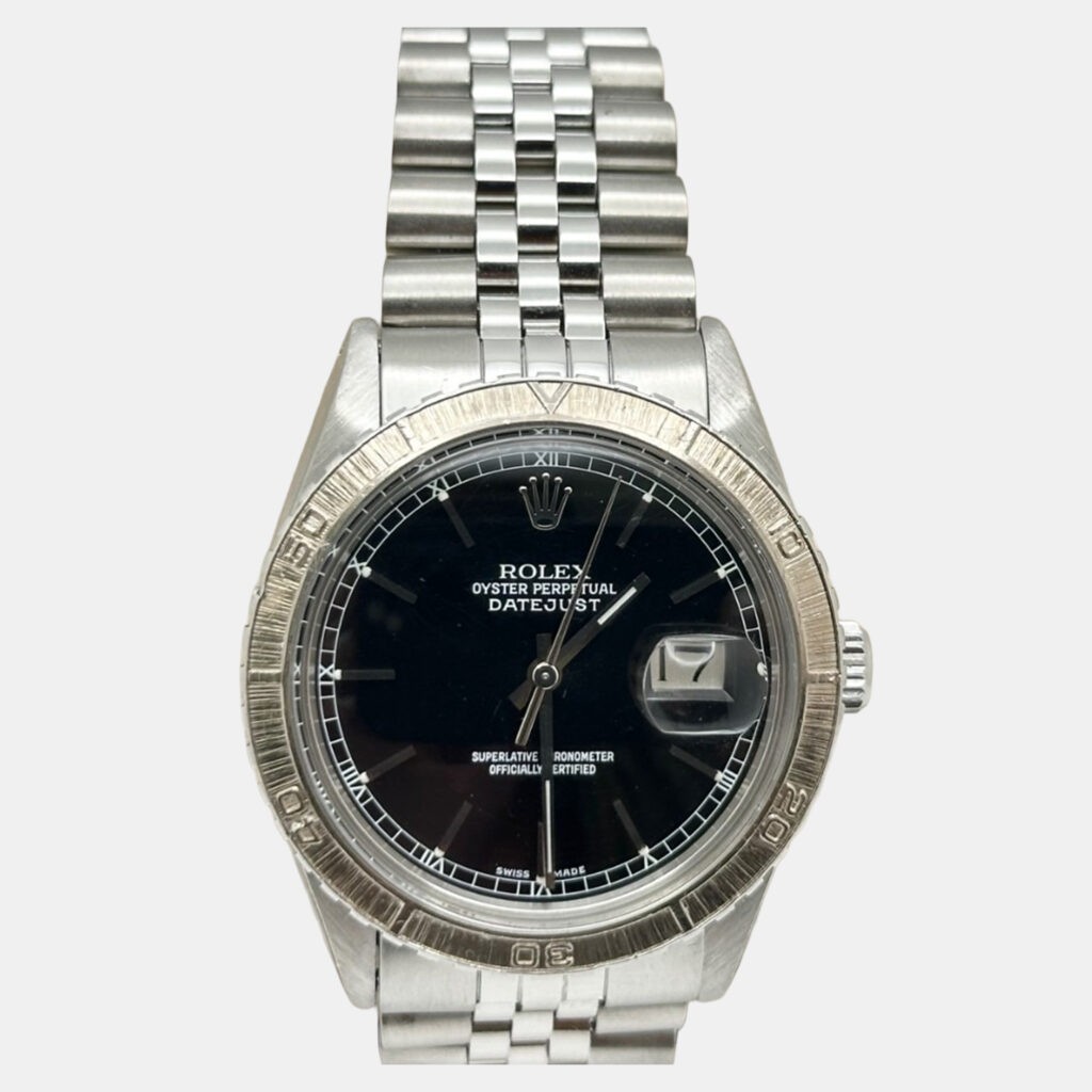 Rolex Datejust Turn-O-Graph 16250 Automatic Black Dial Stainless Steel Men's Wristwatch 36 mm Rolex Datejust Turn-O-Graph 16250 Automatic Black Dial Stainless Steel Men's Wristwatch 36 mm