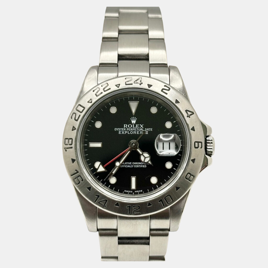 Rolex Explorer II 16570 Automatic Black Dial Stainless Steel Men's Wristwatch 40 mm Rolex Explorer II 16570 Automatic Black Dial Stainless Steel Men's Wristwatch 40 mm
