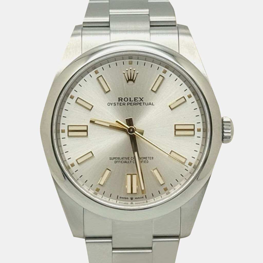 Rolex Oyster Perpetual 124300 Automatic Silver Stainless Steel Men's Wristwatch 41 mm Rolex Oyster Perpetual 124300 Automatic Silver Stainless Steel Men's Wristwatch 41 mm