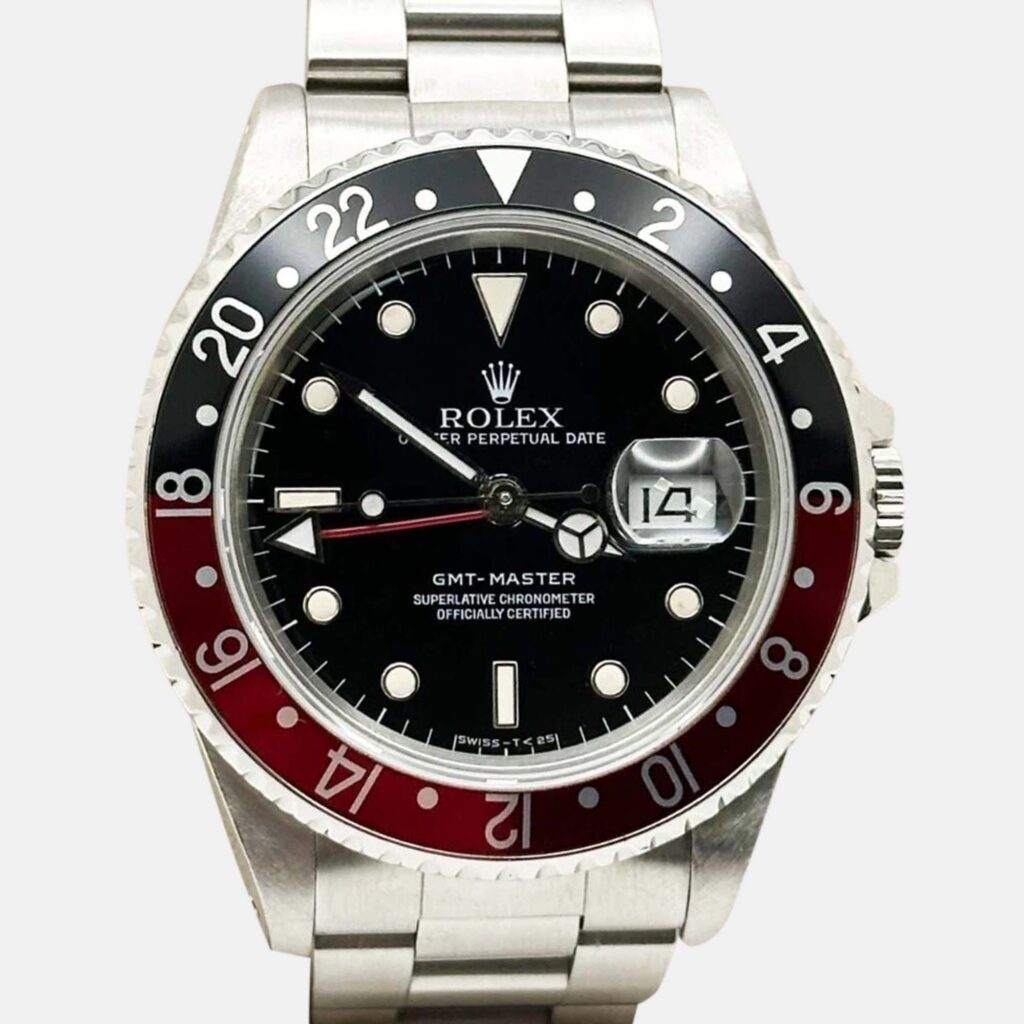 luxury-men-rolex-used-watches-p1239649-003-1.jpg Rolex GMT Master 16700 Automatic Black Stainless Steel Men's Wristwatch 40 mm