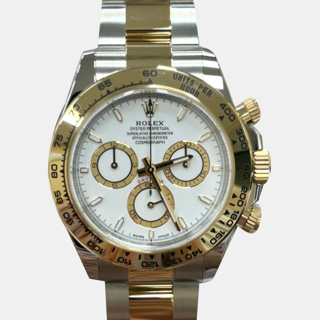 Rolex Daytona 126503 Automatic White 18k Yellow Gold Stainless Steel Men's Wristwatch 40 mm Rolex Daytona 126503 Automatic White 18k Yellow Gold Stainless Steel Men's Wristwatch 40 mm