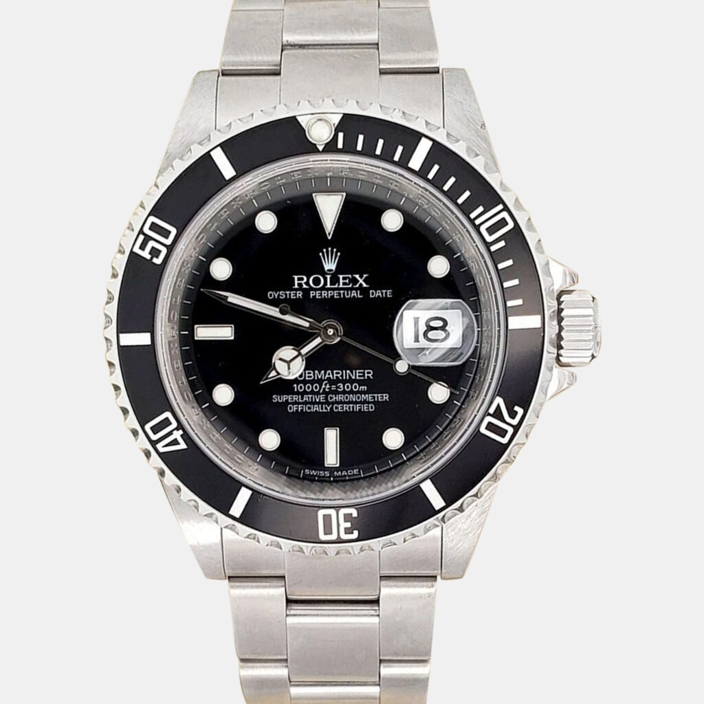 Rolex Submariner 16610 Automatic Black Dial Stainless Steel Men's Wristwatch 40 mm Rolex Submariner 16610 Automatic Black Dial Stainless Steel Men's Wristwatch 40 mm