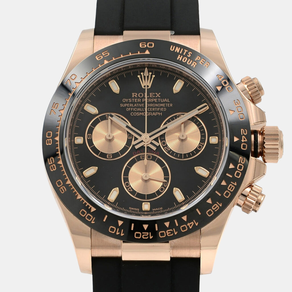 Rolex Cosmograph Daytona 116515LN Automatic Chronograph Black Dial Rose Gold Men's Wristwatch 40mm Rolex Cosmograph Daytona 116515LN Automatic Chronograph Black Dial Rose Gold Men's Wristwatch 40mm
