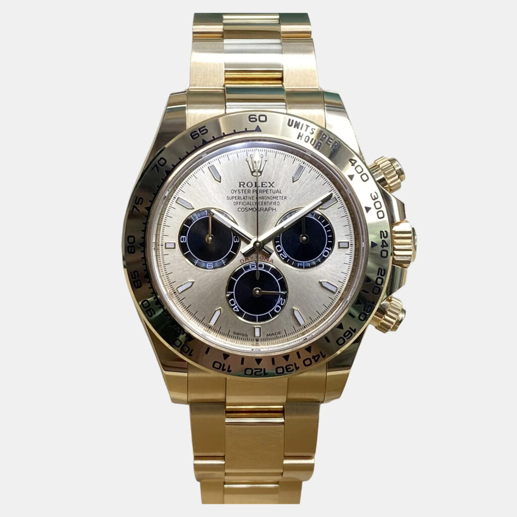 luxury-men-rolex-used-watches-p1244272-004-1.jpg Rolex Cosmograph Daytona 126508 Automatic Chronograph Champagne Dial 18k Yellow Gold Men's Wristwatch 40mm