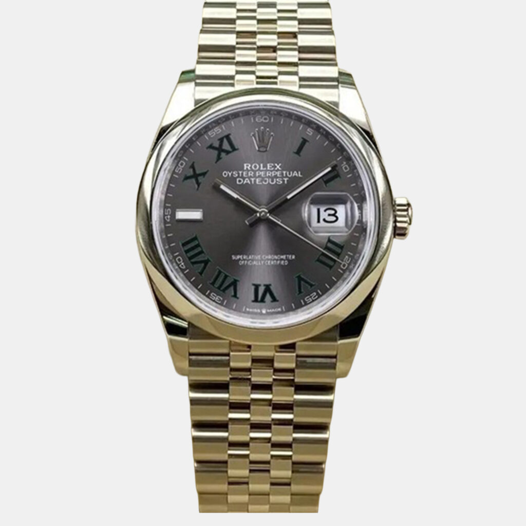 Rolex Datejust 126200 Automatic Grey Wimbledon Dial Stainless Steel Men's Wristwatch 36mm Rolex Datejust 126200 Automatic Grey Wimbledon Dial Stainless Steel Men's Wristwatch 36mm