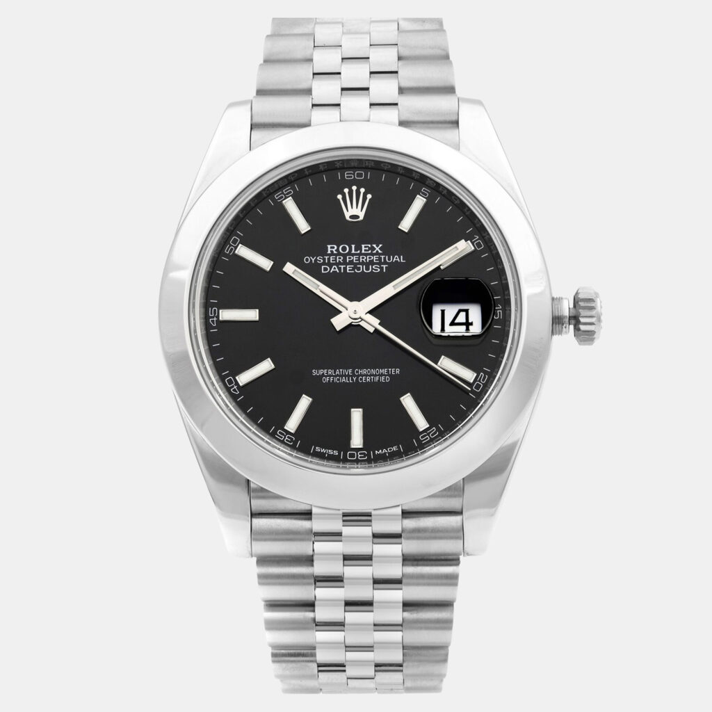 Rolex Datejust 126300 Automatic Black Dial Stainless Steel Men's Wristwatch 41mm Rolex Datejust 126300 Automatic Black Dial Stainless Steel Men's Wristwatch 41mm