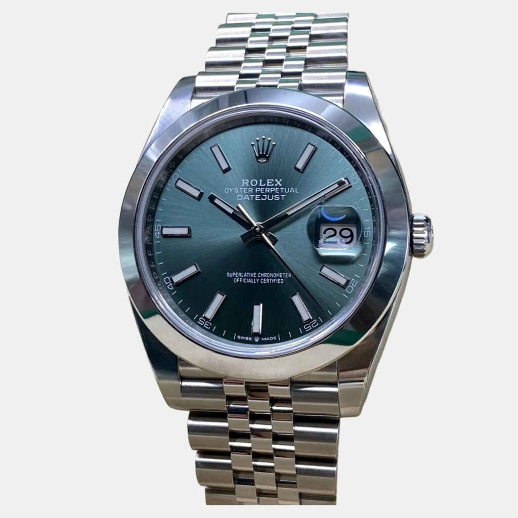 Rolex Datejust 126300 Automatic Green Dial Stainless Steel Men's Wristwatch 41 mm Rolex Datejust 126300 Automatic Green Dial Stainless Steel Men's Wristwatch 41 mm
