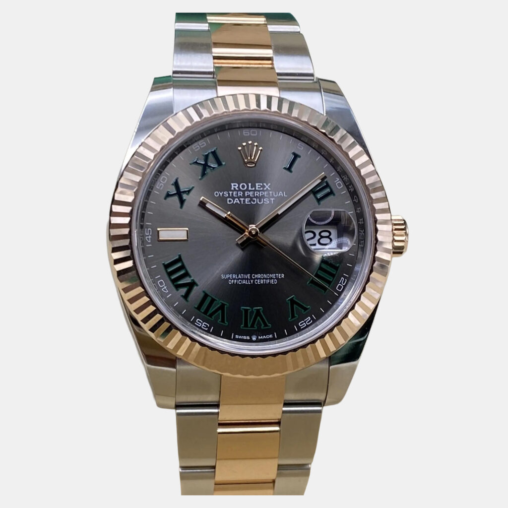 Rolex Datejust 126331 Automatic Wimbledon Dial Stainless Steel 18k Rose Gold Men's Wristwatch 41 mm Rolex Datejust 126331 Automatic Wimbledon Dial Stainless Steel 18k Rose Gold Men's Wristwatch 41 mm