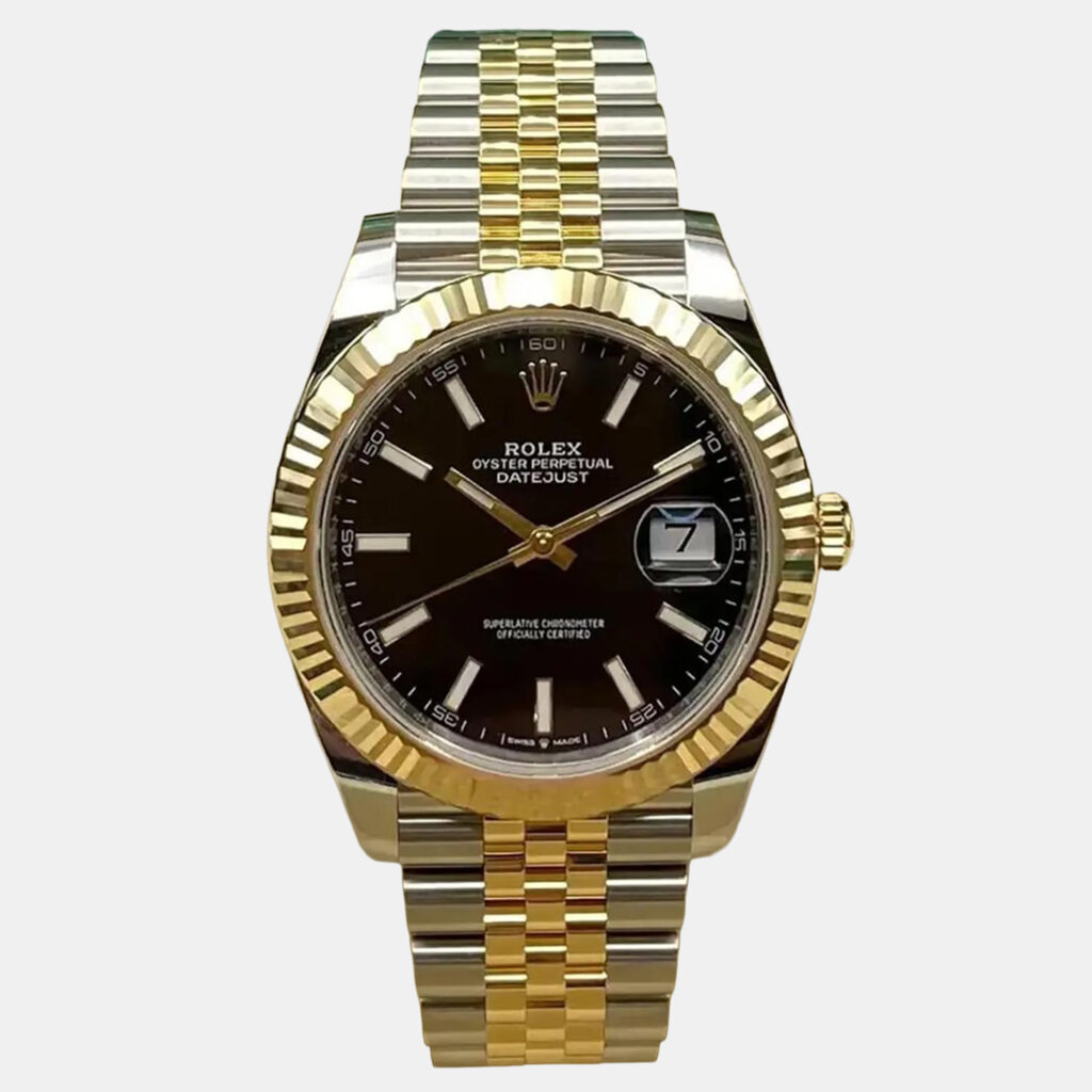 Rolex Datejust 126333 Automatic Black Dial Stainless Steel 18k Yellow Gold Men's Wristwatch 41 mm Rolex Datejust 126333 Automatic Black Dial Stainless Steel 18k Yellow Gold Men's Wristwatch 41 mm
