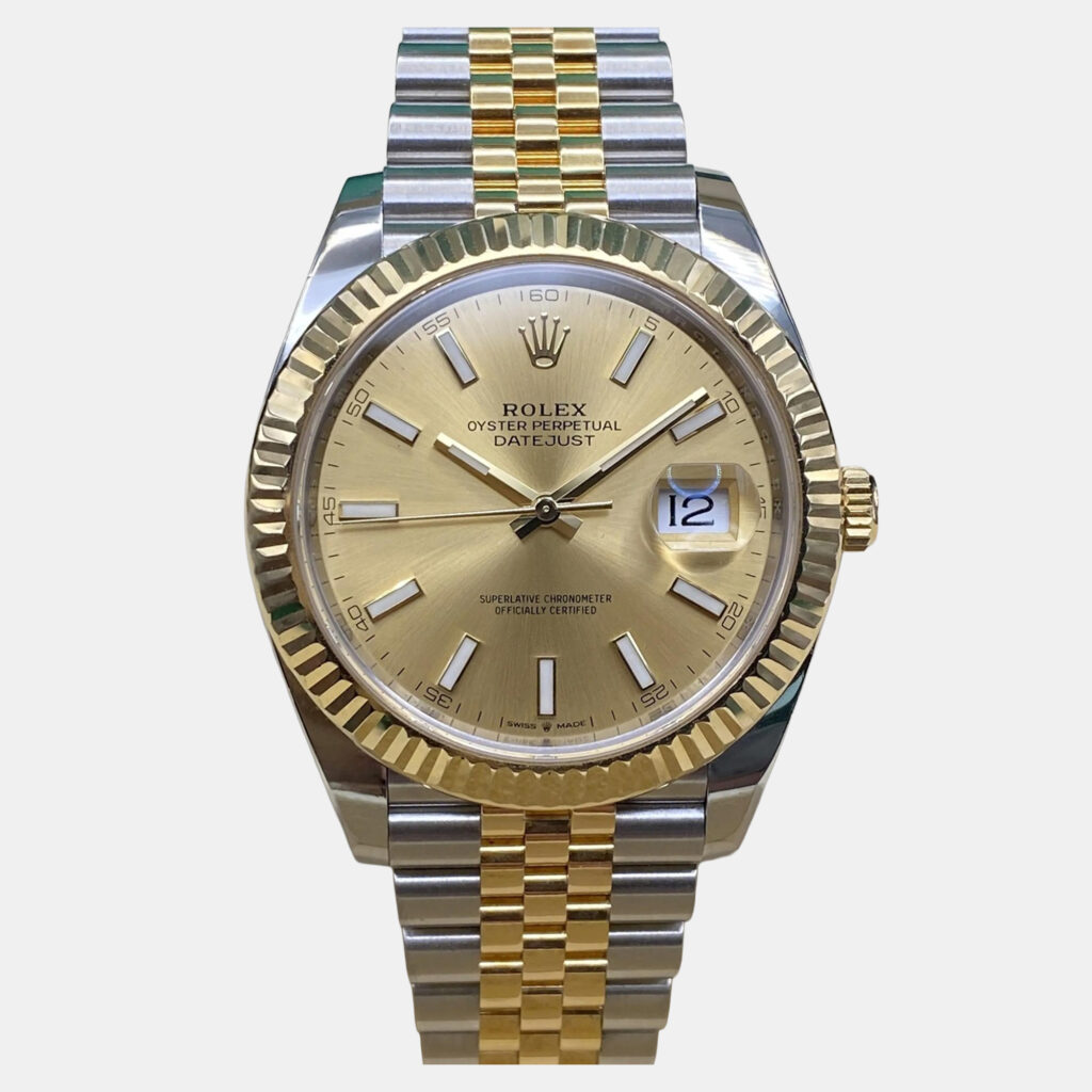 Rolex Datejust 126333 Automatic Champagne Dial Stainless Steel 18k Yellow Gold Men's Wristwatch 41 mm Rolex Datejust 126333 Automatic Champagne Dial Stainless Steel 18k Yellow Gold Men's Wristwatch 41 mm