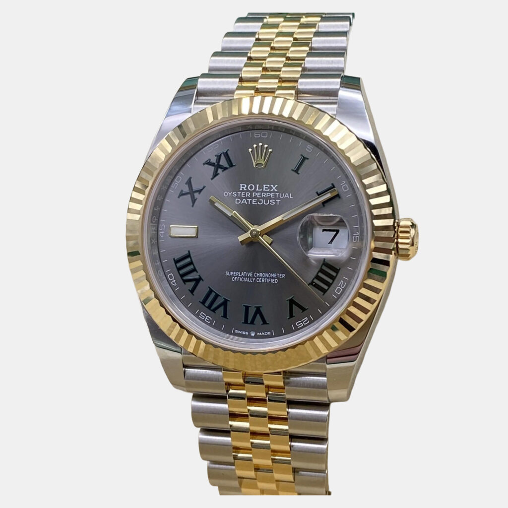 Rolex Datejust 126333 Automatic Wimbledon Dial Stainless Steel 18k Yellow Gold Men's Wristwatch 41mm Rolex Datejust 126333 Automatic Wimbledon Dial Stainless Steel 18k Yellow Gold Men's Wristwatch 41mm
