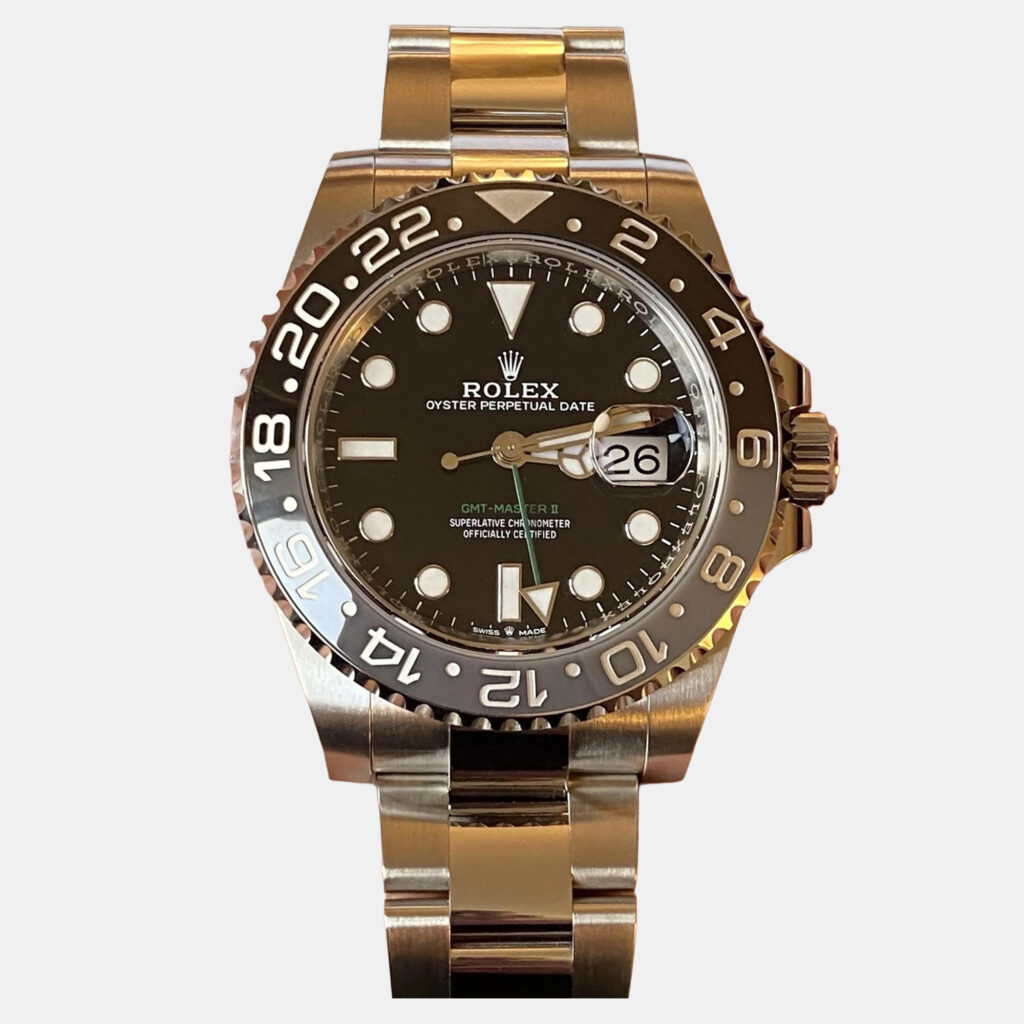 luxury-men-rolex-used-watches-p1244328-003.jpg Rolex GMT-Master II 126710GRNR Automatic Black Dial Stainless Steel Men's Wristwatch 40mm