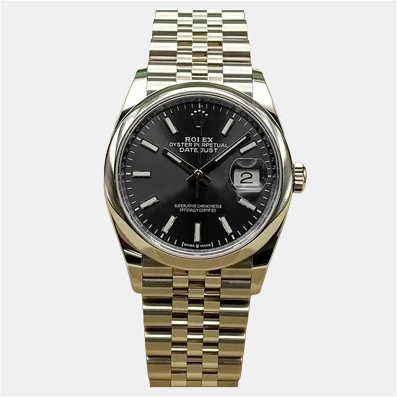 Rolex Datejust 126200 Automatic Black Dial Stainless Steel Men's Wristwatch 36 mm Rolex Datejust 126200 Automatic Black Dial Stainless Steel Men's Wristwatch 36 mm