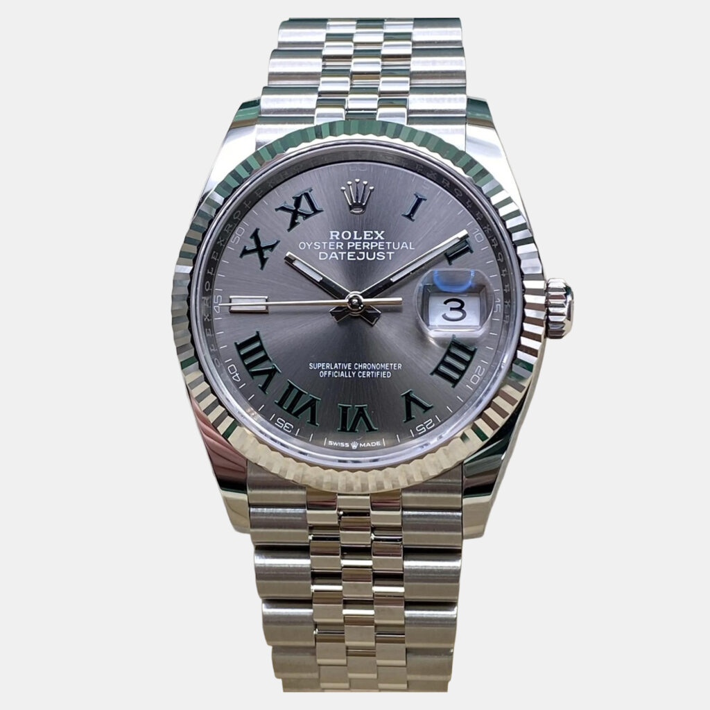 luxury-men-rolex-used-watches-p1245975-007-1.jpg Rolex Datejust 126234 Automatic Wimbledon Dial Stainless Steel Men's Wristwatch 36 mm