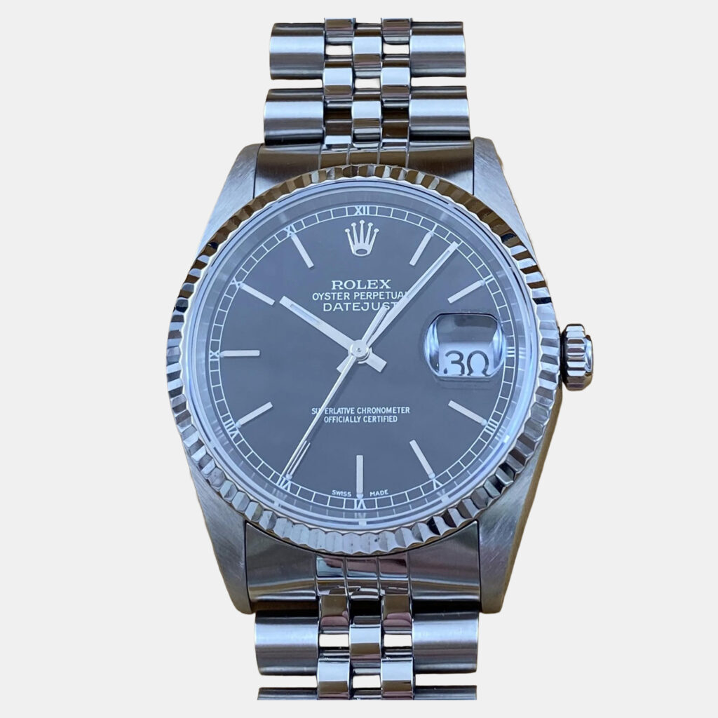 Rolex Datejust 16234 Automatic Black Dial Stainless Steel Men's Wristwatch 36 mm Rolex Datejust 16234 Automatic Black Dial Stainless Steel Men's Wristwatch 36 mm