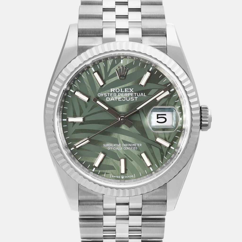 Rolex Datejust 126234 Automatic Green 18K Yellow Gold Stainless Steel Men's Wristwatch 36 mm Rolex Datejust 126234 Automatic Green 18K Yellow Gold Stainless Steel Men's Wristwatch 36 mm