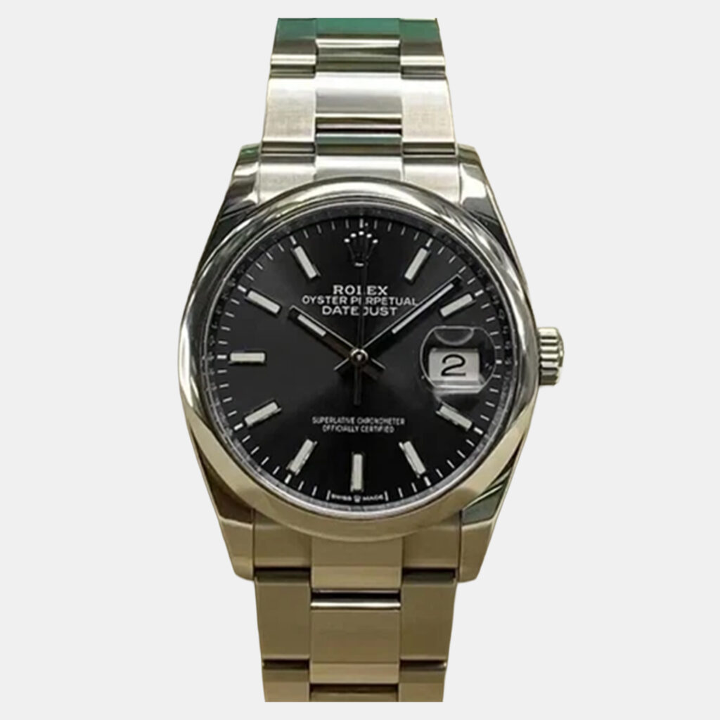 Rolex Datejust 126200 Automatic Black Dial Stainless Steel Men's Wristwatch 36 mm Rolex Datejust 126200 Automatic Black Dial Stainless Steel Men's Wristwatch 36 mm