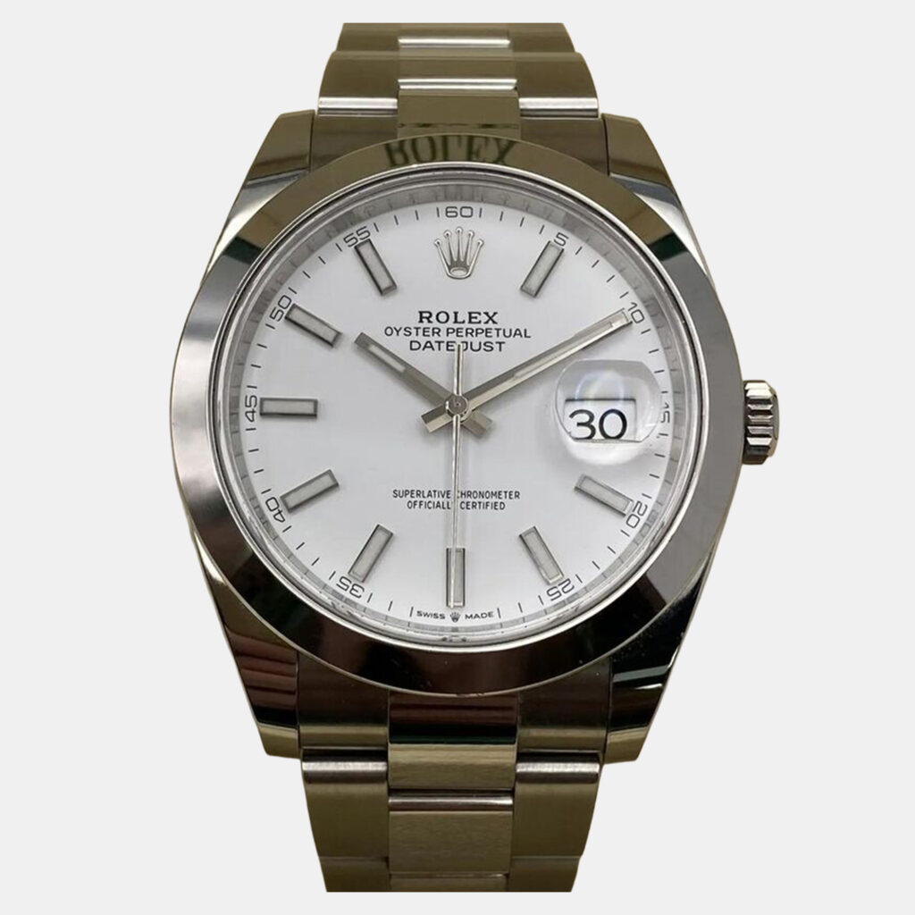 Rolex Datejust 126300 Automatic White Dial Stainless Steel Men's Wristwatch 41 mm Rolex Datejust 126300 Automatic White Dial Stainless Steel Men's Wristwatch 41 mm