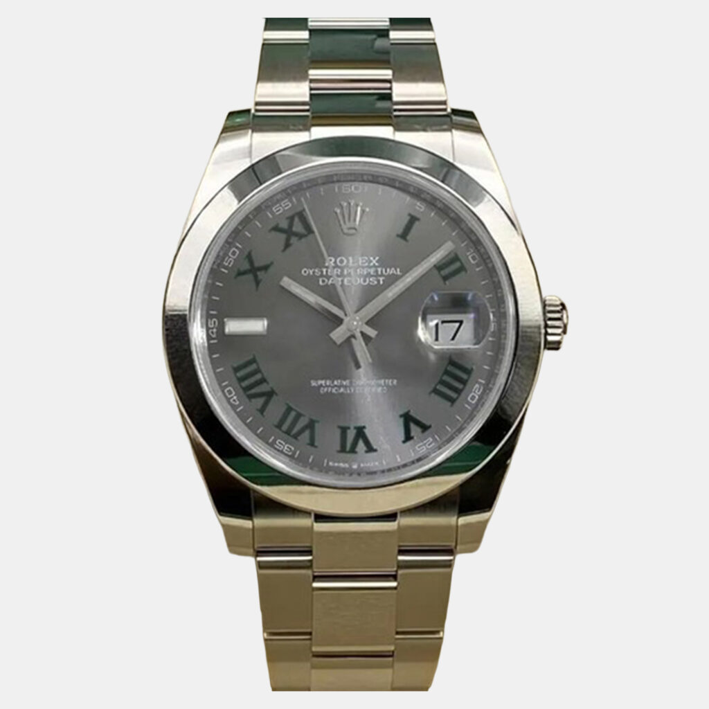 Rolex Datejust 126300 Automatic Wimbledon Dial Stainless Steel Men's Wristwatch 41 mm Rolex Datejust 126300 Automatic Wimbledon Dial Stainless Steel Men's Wristwatch 41 mm