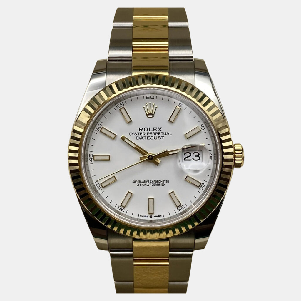 Rolex Datejust 126333 Automatic White Dial Stainless Steel Yellow Gold Men's Wristwatch 41mm Rolex Datejust 126333 Automatic White Dial Stainless Steel Yellow Gold Men's Wristwatch 41mm