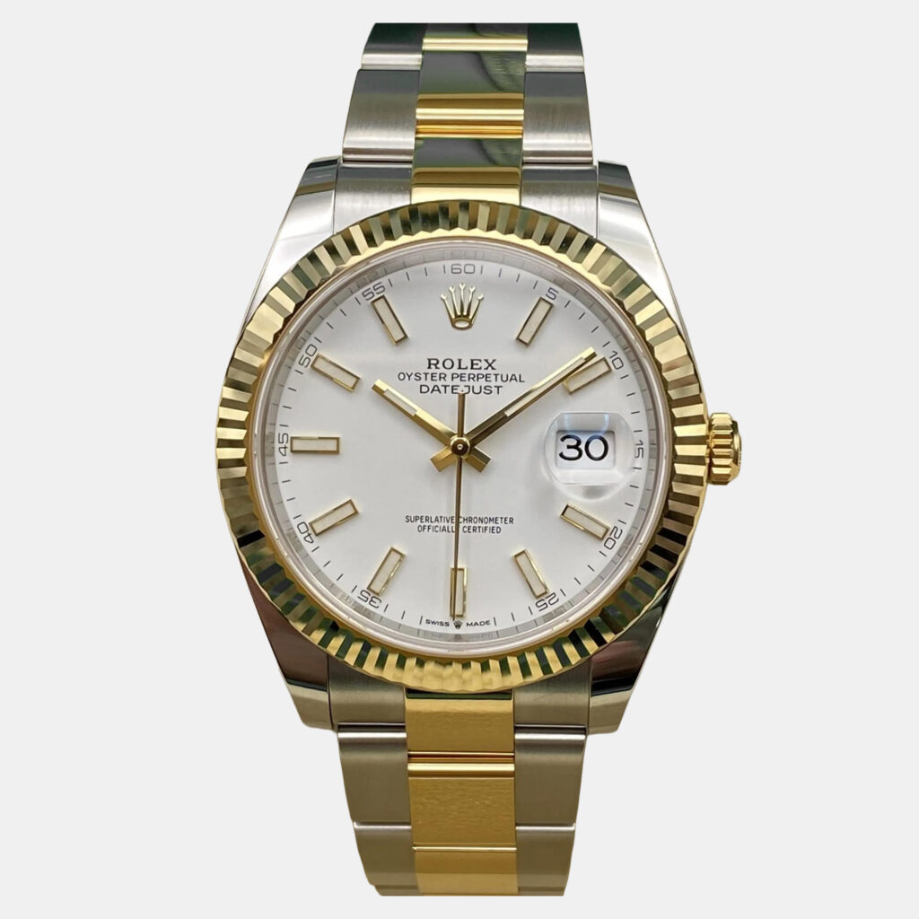 Rolex Datejust 41 126333 Automatic White Dial Stainless Steel Yellow Gold Men's Wristwatch 41mm Rolex Datejust 41 126333 Automatic White Dial Stainless Steel Yellow Gold Men's Wristwatch 41mm