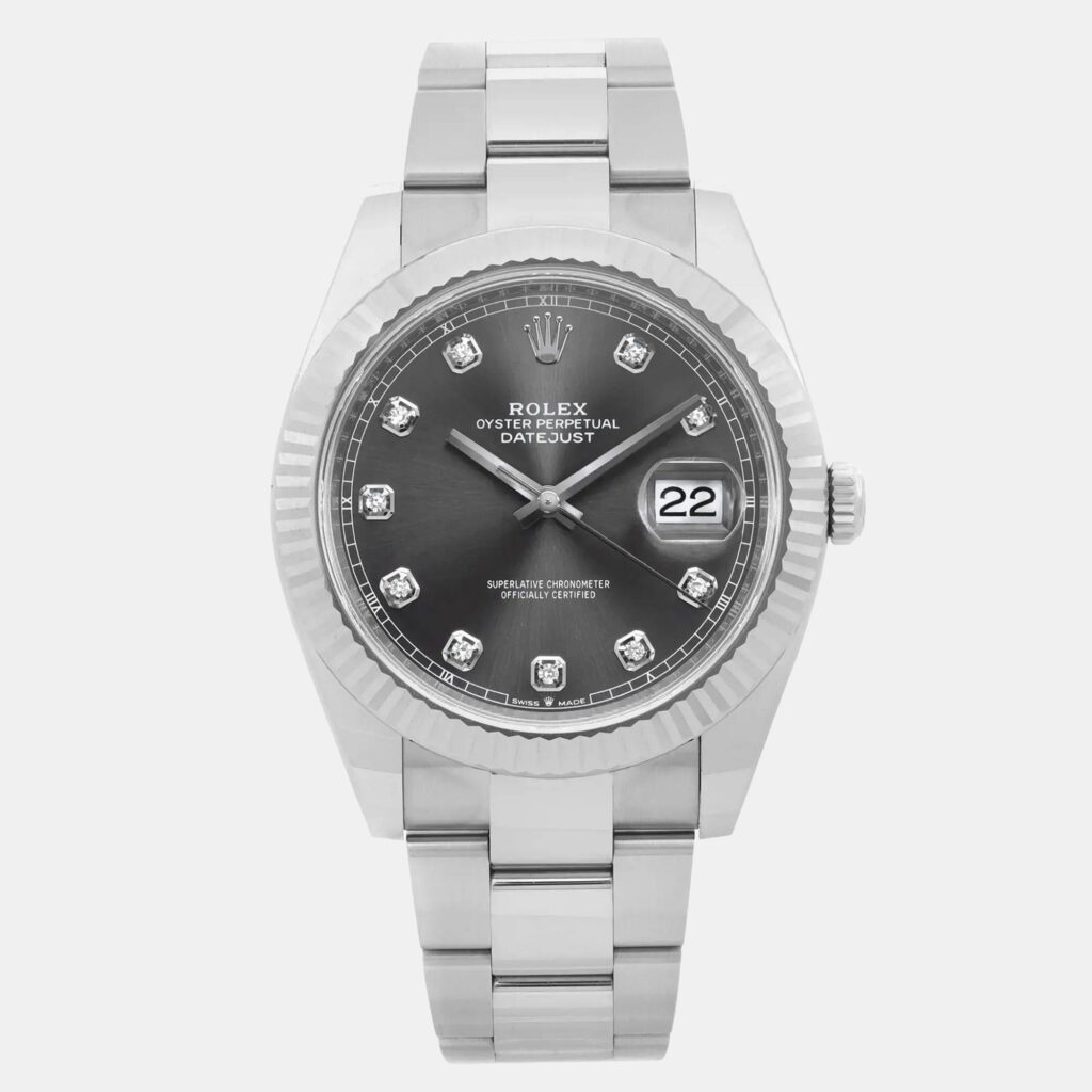 Rolex Datejust 41 126334 Automatic Rhodium Diamond Dial Stainless Steel Men's Wristwatch 41mm Rolex Datejust 41 126334 Automatic Rhodium Diamond Dial Stainless Steel Men's Wristwatch 41mm