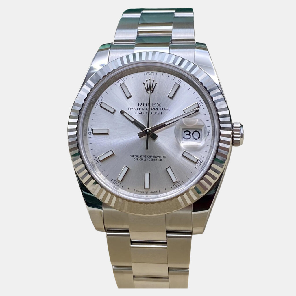 Rolex Datejust 41 126334 Automatic Silver Dial 18k White Gold Stainless Steel Men's Wristwatch 41mm Rolex Datejust 41 126334 Automatic Silver Dial 18k White Gold Stainless Steel Men's Wristwatch 41mm