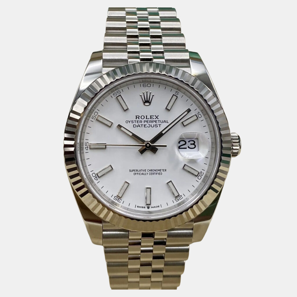 Rolex Datejust 41 126334 Automatic White Dial Stainless Steel 18k White Gold Men's Wristwatch 41mm Rolex Datejust 41 126334 Automatic White Dial Stainless Steel 18k White Gold Men's Wristwatch 41mm