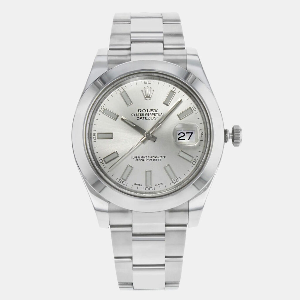 Rolex Datejust II 116300 Automatic Silver Dial Stainless Steel Men's Wristwatch 41mm