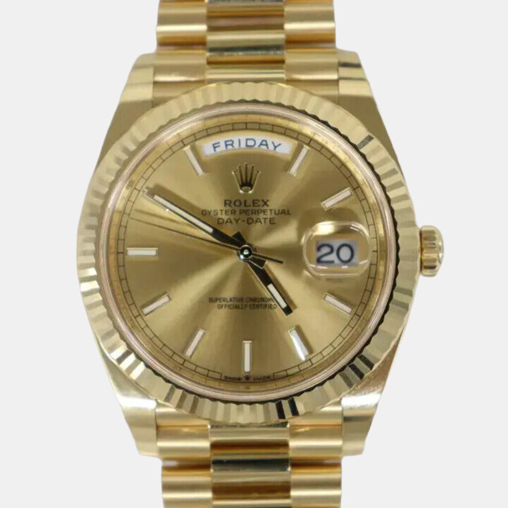 Rolex Day-Date 228238 Automatic Champagne Dial 18k Yellow Gold Men's Wristwatch 40mm Rolex Day-Date 228238 Automatic Champagne Dial 18k Yellow Gold Men's Wristwatch 40mm