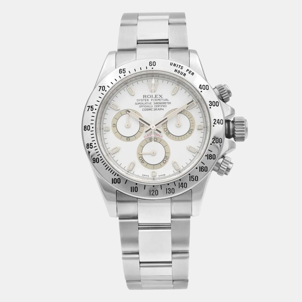 Rolex Cosmograph Daytona 116520 Automatic Chronograph White Dial Stainless Steel Men's Wristwatch 40mm Rolex Cosmograph Daytona 116520 Automatic Chronograph White Dial Stainless Steel Men's Wristwatch 40mm