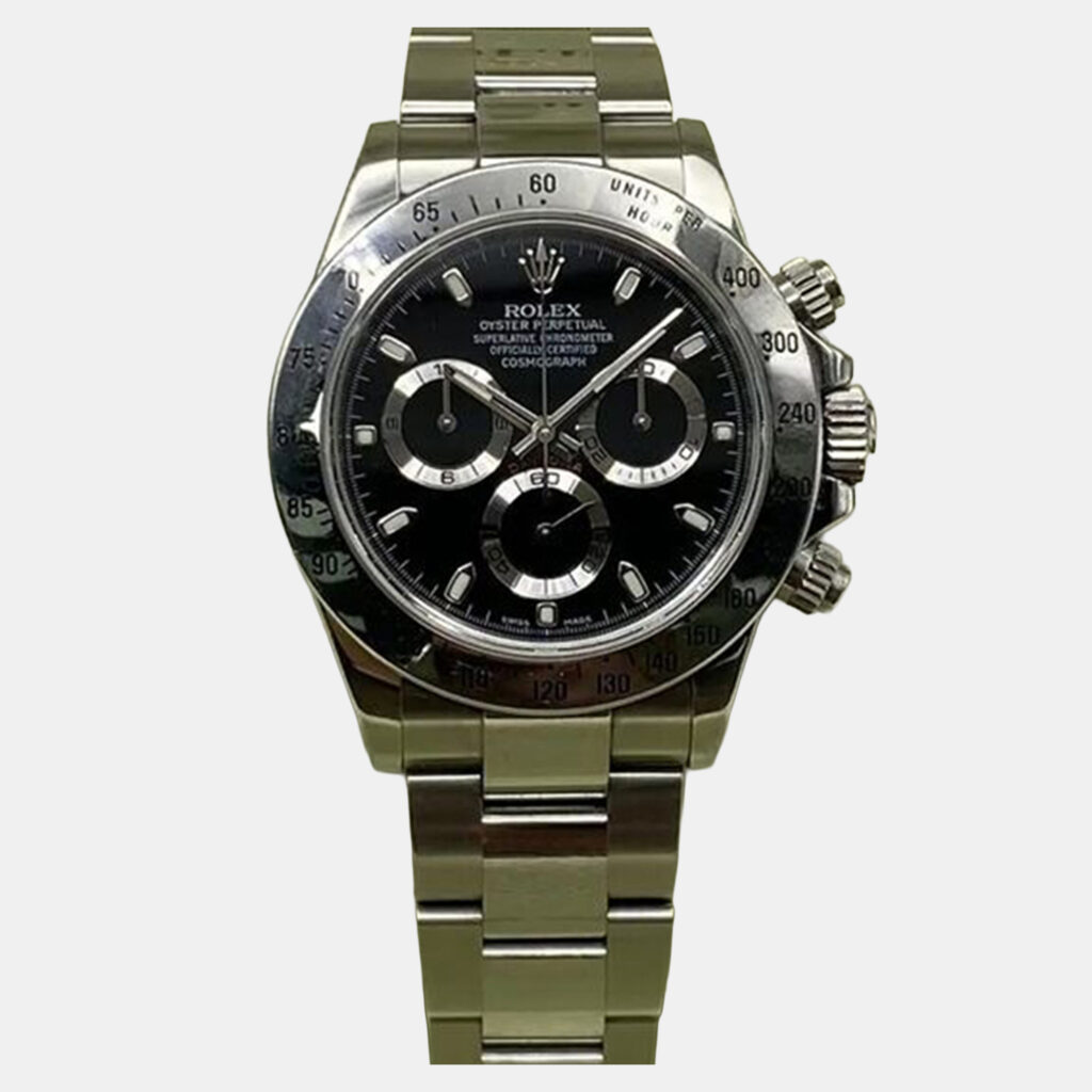 Rolex Cosmograph Daytona 116520 Automatic Chronograph Black Dial Stainless Steel Men's Wristwatch 40mm Rolex Cosmograph Daytona 116520 Automatic Chronograph Black Dial Stainless Steel Men's Wristwatch 40mm