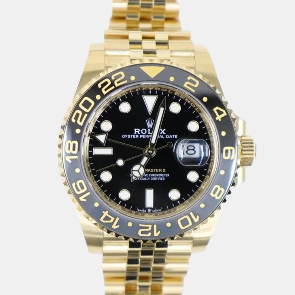 Rolex GMT-Master II 126718GRNR Automatic Black Dial Yellow Gold Men's Wristwatch 40mm Rolex GMT-Master II 126718GRNR Automatic Black Dial Yellow Gold Men's Wristwatch 40mm
